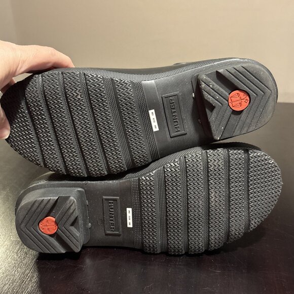 Hunter Chelsea Rain Boot for Women, Size 8 - Black. New Without Box - Picture 10 of 10